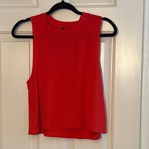 Sleeveless Red Carbon38 Top